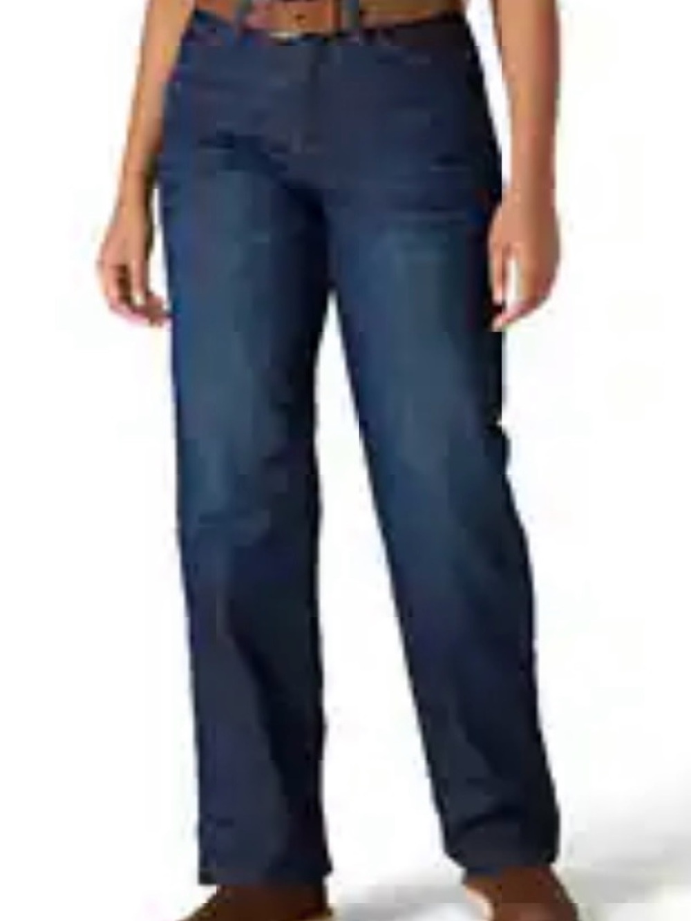 Carhartt woman’s Relaxed Fit fleece lined Dark Indigo Jeans.   Never worn.